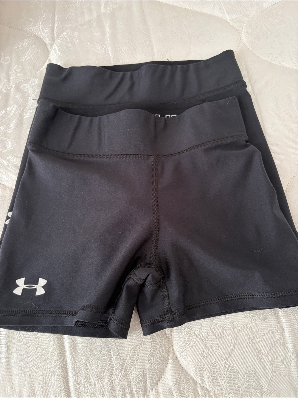 Set of 2 Under Armour Black Women's Compression Shorts